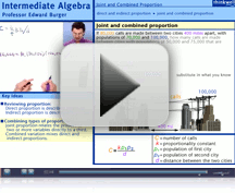 Intermediate Algebra Video lessons