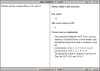 Pre-algebra Interactive Exercises